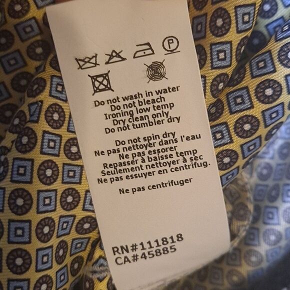 MICHAEL KORS Onward Luxury Grp Spa Italian Pleated Shirt Midi Dress NWT 100 SILK - Picture 7 of 8